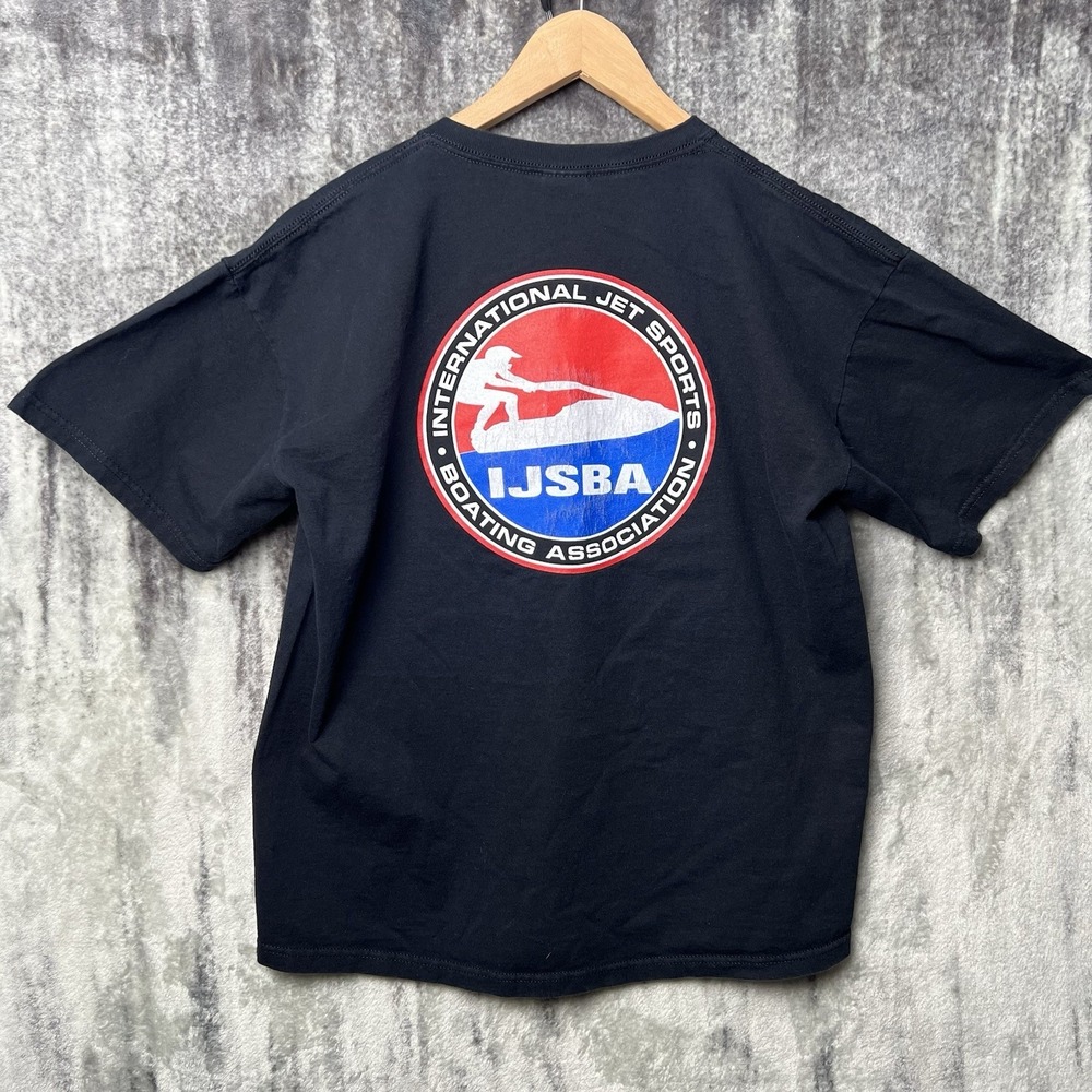 Vintage Jet Ski Shirt Tee‎ IJSBA Men's Size Large Black